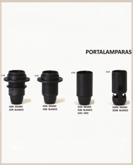 PORTALAMPARAS-NEGRO